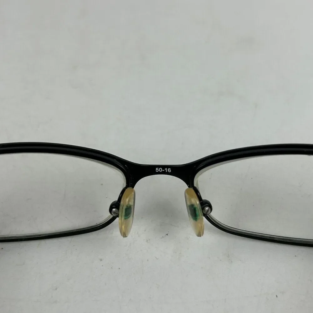 Chelsea Morgan CM 1010 BK Eyeglasses Womens Frames‎ Black Rectangular 50-16-135